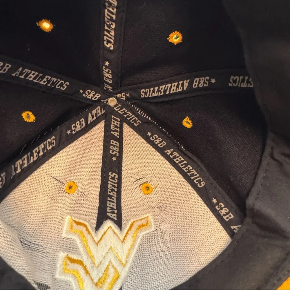 Steve & Barry's West Virginia Mountaineers Hat‎ OSFA Navy Blue Embroidered